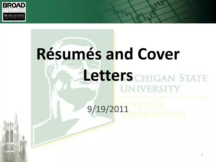 r sum s and cover letters