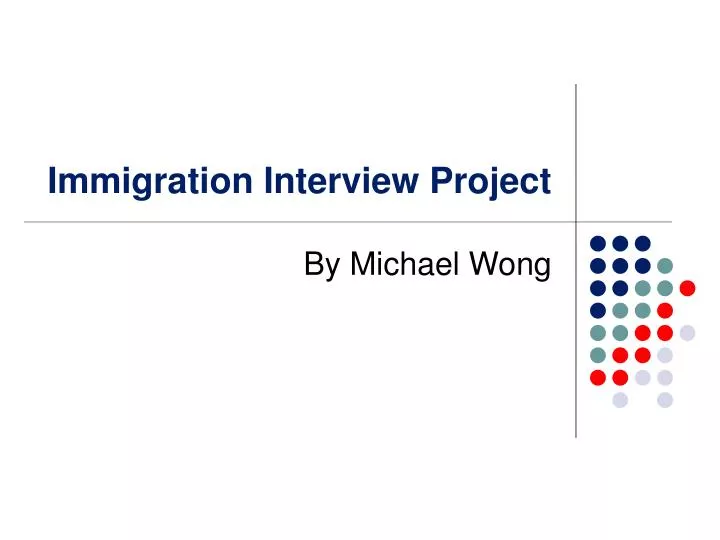 immigration interview project