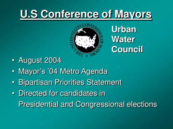 u s conference of mayors