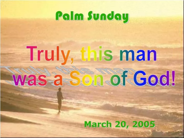 palm sunday