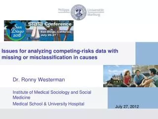 Issues for analyzing competing-risks data with missing or misclassification in causes