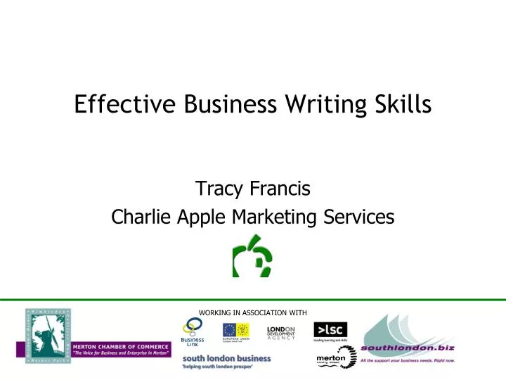 effective business writing skills