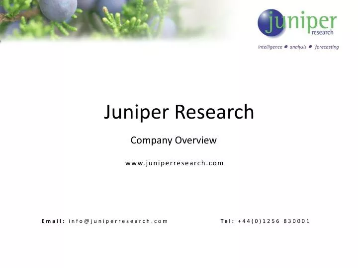 juniper research