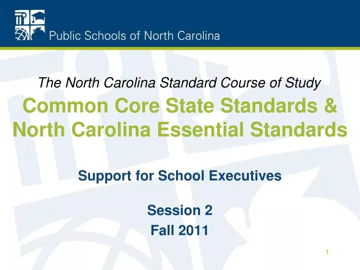 common core state standards north carolina essential standards