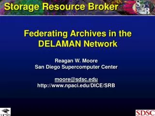 Federating Archives in the DELAMAN Network