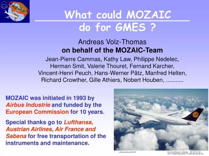what could mozaic do for gmes