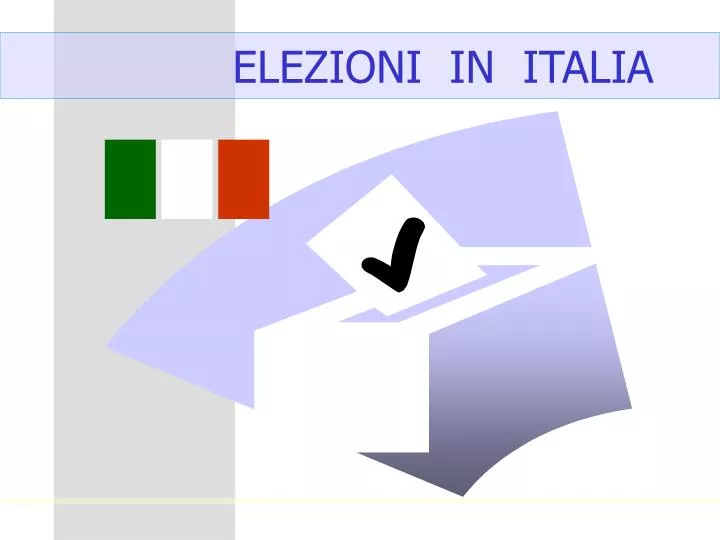elezioni in italia