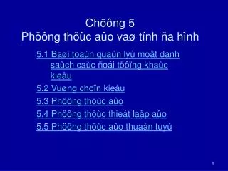 ch ng 5 ph ng th c a o va t nh a h nh
