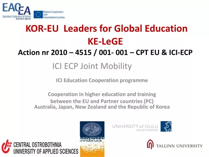 kor eu leaders for global education ke lege action nr 2010 4515 001 001 cpt eu ici ecp