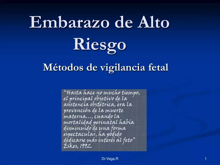 embarazo de alto riesgo