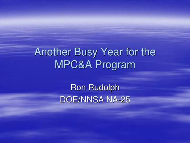 another busy year for the mpc a program