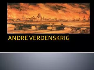 andre verdenskrig
