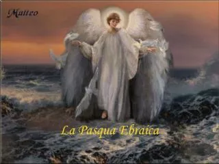 la pasqua ebraica