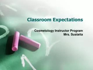 Classroom Expectations