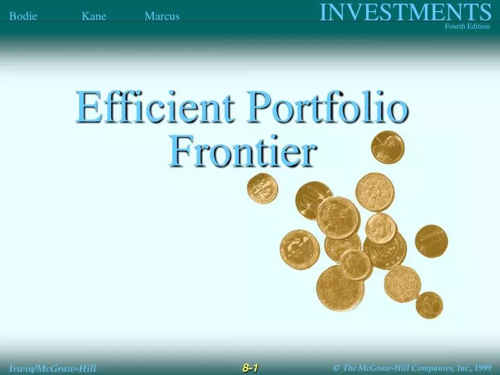 efficient portfolio frontier