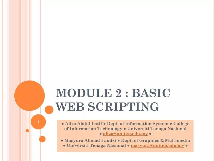 module 2 basic web scripting