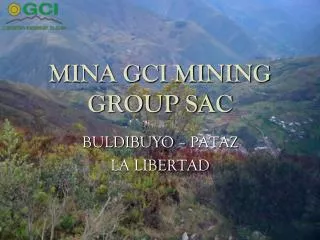mina gci mining group sac