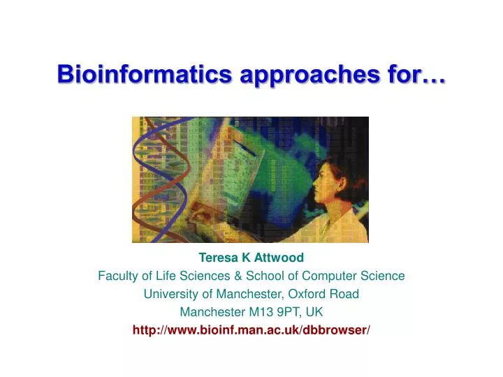 bioinformatics approaches for