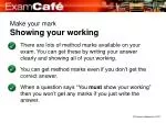Effective Exam Method Marks: Tips for Demonstrating Your Work - slide 1