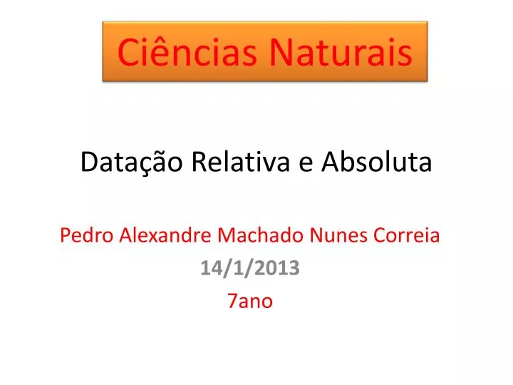 data o relativa e absoluta