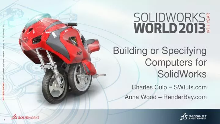 building or specifying computers for solidworks