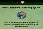 Global Terrestrial Observing System - slide 1