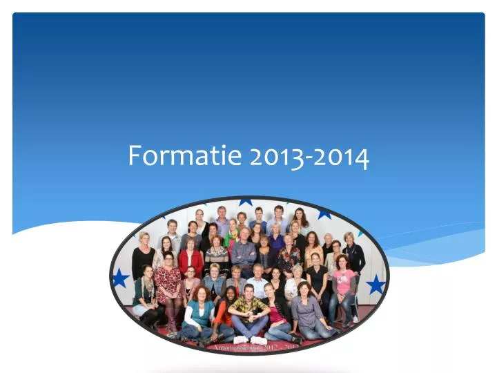 formatie 2013 2014