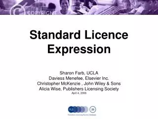 Standard Licence Expression