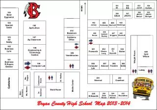 Bryan County High School Map 2013-2014