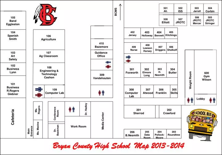 bryan county high school map 2013 2014