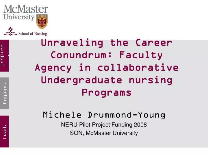unraveling the career conundrum faculty agency in collaborative undergraduate nursing programs