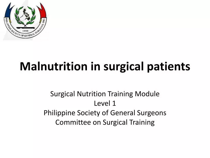 malnutrition in surgical patients