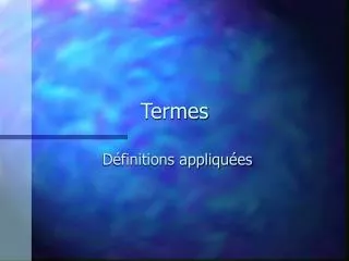 termes