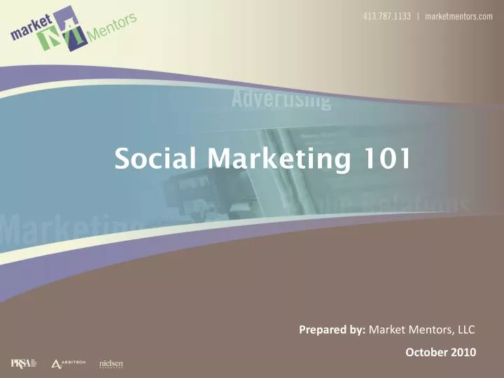 social marketing 101
