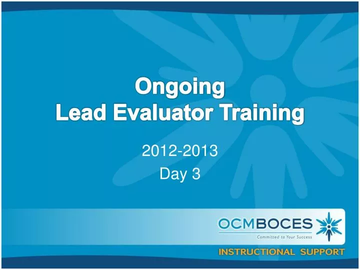 ongoing lead evaluator training
