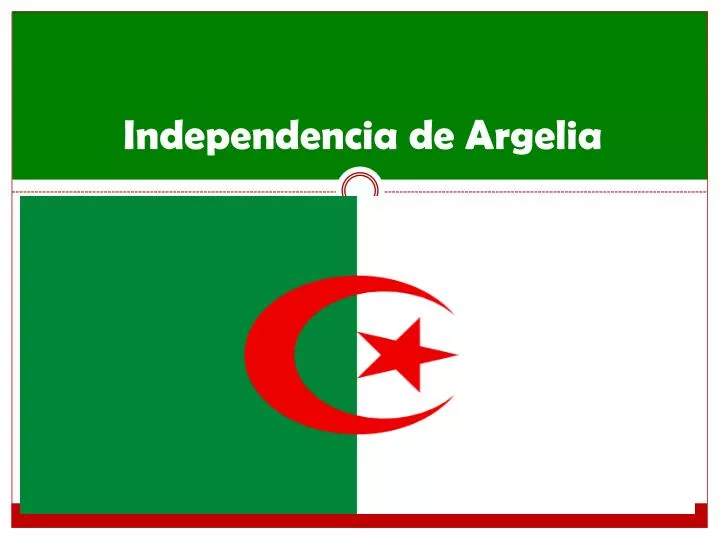 independencia de argelia