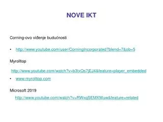 nove ikt