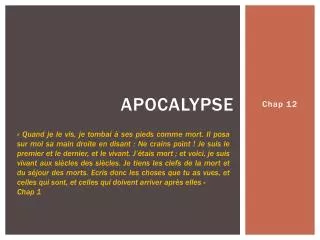 apocalypse