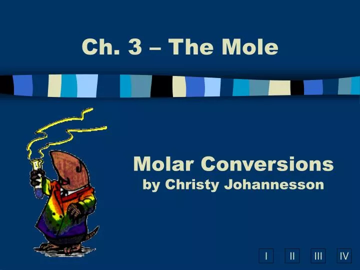 ch 3 the mole