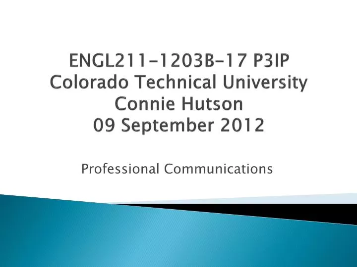 engl211 1203b 17 p3ip colorado technical university connie hutson 09 september 2012