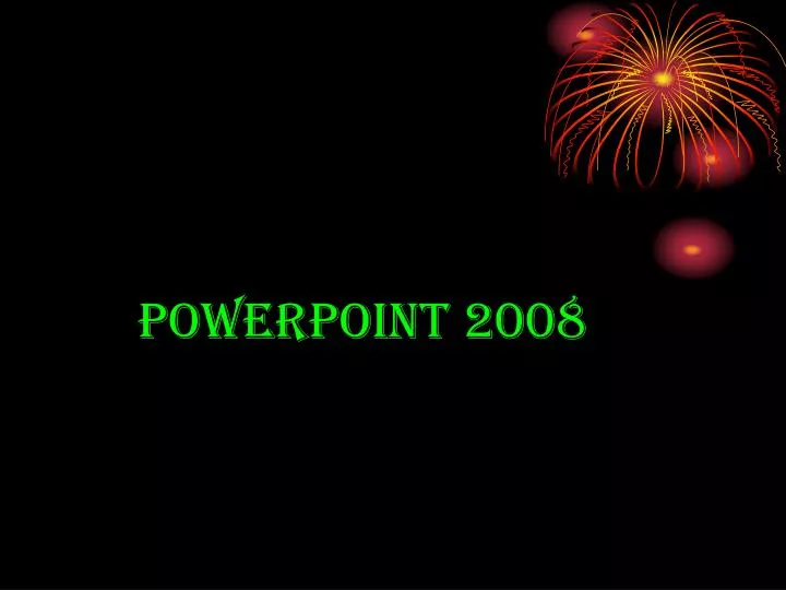 powerpoint 2008