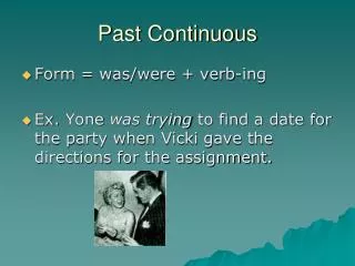 past continuous