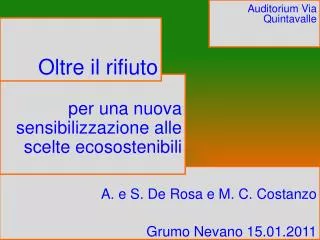 oltre il rifiuto