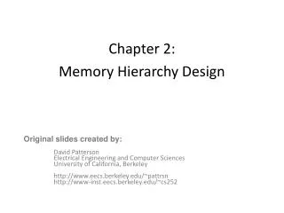 Chapter 2: Memory Hierarchy Design