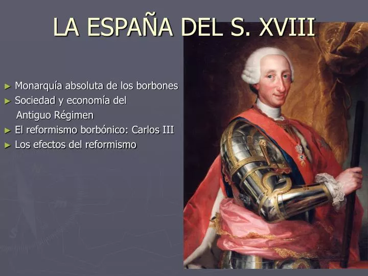 la espa a del s xviii