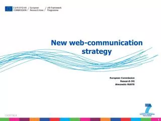 New web-communication strategy