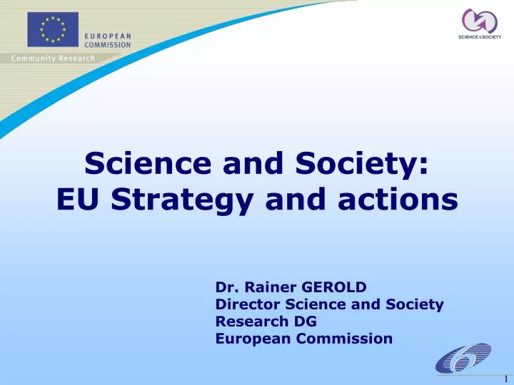 science and society eu strategy and actions