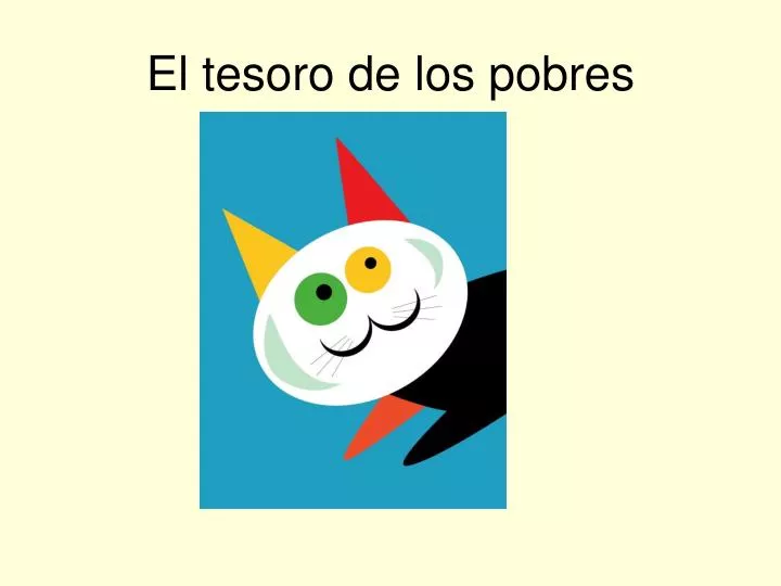 el tesoro de los pobres