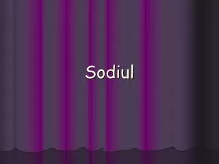 sodiul
