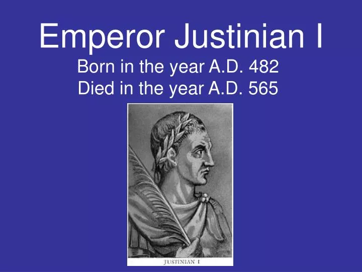 emperor justinian i